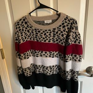 Sweet Lovley Sweater Animal Print